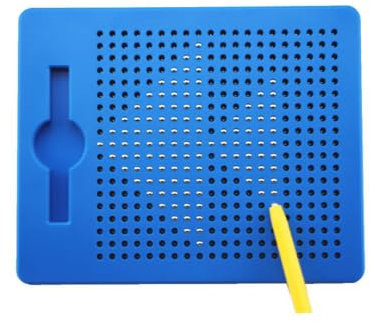 AMFUN 2PCS Tableau à Dessin Magnétique, Planche à Dessin Créative avec Stylo Magnétique, Tablette Magnétique Enfant, Jeu Magnétique avec Billes et Stylo pour Enfants Famille Ecole (Rouge+Bleu)