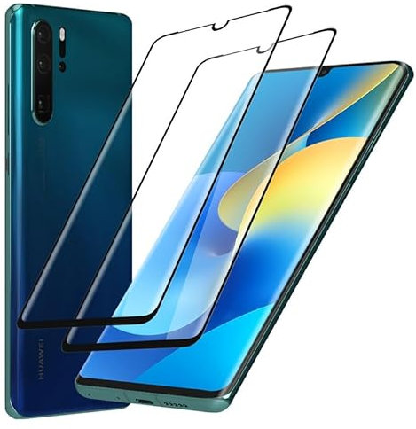 WolfFancy 【2 unidades】 Protector de pantalla para Huawei P30 Pro, protector de pantalla antiarañazos, protector de pantalla para Huawei P30 Pro, alta sensibilidad, alta transparencia, cristal