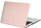 FFBOFFC Cover Compatibile con MacBook Pro 15 Pollici 2019 2018 2017 2016 Modello A1990 A1707 con Touch Bar Touch ID, Laptop Case Protettiva Pelle di Coccodrillo per Macbook Pro 15, Cuoio rosa
