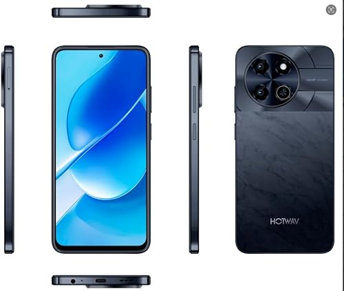 HOTWAV Note 18 GT Smartphone Ohne Vertrag, Android 14 Octa Core 8GB+64GB/1TB Erweiterbar Handy Ohne Vertrag, 6.6 HD+ Display 5160mAh Handy Günstig, 13MP+5MP Kamera Dual SIM 4G Simlockfreie