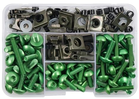Vis De Boulons Carénage Moto M5 M6, 177 Pièces, pour Kawasaki Z750 Z900