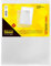 Idena 376006 - Sichthülle DIN A4, genarbt, dokumentenecht, Folienstärke 90µ, 10 Stück