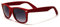 retroUV® - Flat Revo Colore Lens Grande Montatura Spessa Style Sunglasses Occhiali da Sole Include Pouch - UV400