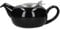 London Pottery Pebble Teapot with Infuser for Loose Tea, Stoneware, Gloss Black, 4 Cup (1 Litre)