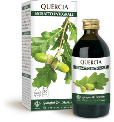 Dr Giorgini Integratore Alimentare, Quercia o Rovere Estratto Integrale Liquido Analcoolico - 200 ml