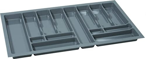 Kitchen Cutlery Tray PRO by REJS (Grey, 830mm x 490mm - to FIT A 900mm Drawer)