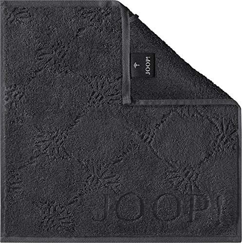 Joop! Handtücher Uni Cornflower 1670 anthrazit - 774 Seiflappen 30x30 cm