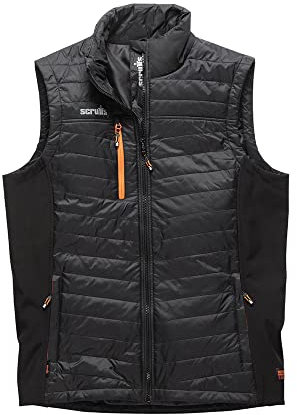 Scruffs Men's Trade Body Warmer Workwear Jacket, Black (Black 001), XXL UK
