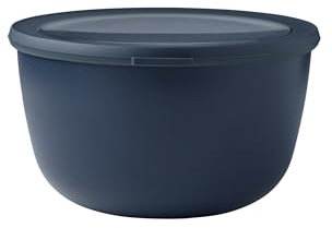 Mepal - Bol Multifonction Cirqula Rond - Boîte Conservation Alimentaire avec Couvercle - Convient comme Boîte de Hermétique pour le Réfrigérateur, Micro-ondes & Congélateur - 3000 ml - Nordic Denim