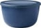 Mepal - Bol Multifonction Cirqula Rond - Boîte Conservation Alimentaire avec Couvercle - Convient comme Boîte de Hermétique pour le Réfrigérateur, Micro-ondes & Congélateur - 3000 ml - Nordic Denim