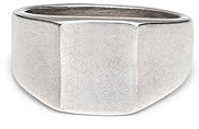 Uno de 50 Ring aus Metall, beschichtet mit Sterlingsilber.
