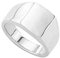 Uno de 50 Ring aus Metall, beschichtet mit Sterlingsilber.