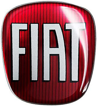 Fiat 14214A-2PZ Autocollant 3D de Rechange Logo Avant + arrière pour Panda après 2012