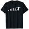 Evolution Handball Spielfeld Geschenk Handballer Team Coach T-Shirt