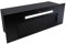 GLOBALO Campana extractora de cocina, ventilador plano, filtro de grasa, campana con iluminación, ancho de montaje: 80 cm, 4 niveles de potencia, acero lacado, Agendero 80.2 negro, negro