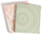 U Brands Umweltfreundliches Boho Chic Binder Set, Olive und Lachs, 2,5 cm Ringe, 2 Stück