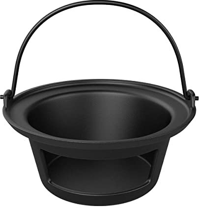 Aschekorb Holzkohle Aschekorb Gusseisen Aschekanne für Big Green Egg Large Kamado Joe Classic, Louisiana Grill LG24 und Grills