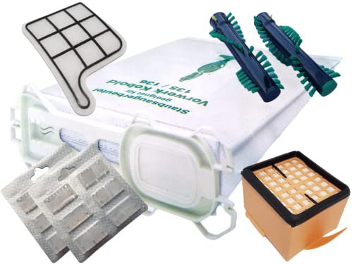 12 Staubsaugerbeutel geeignet Vorwerk Kobold VK 136 Spar Set EB 360