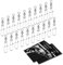 AMZfishing NEU 40x Angelwirbel mit Fast-Lock | Karabinerwirbel Angeln | Wirbelsortiment | Wirbelset | Wirbel Angeln | Angel Wirbel | Angelwirbel Set | Angeln Wirbel | Angelzubehör (Fastlock 40, 12)