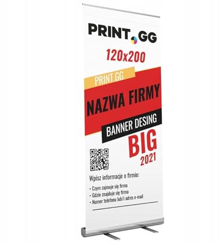 Roll up standard 120x200 cm | Roll-up Display | mit Transporttasche | einseitiger Roll-up-Bannerständer