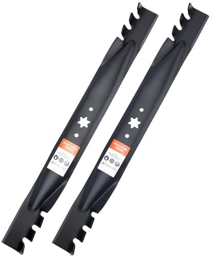 Grasscool XT1 116,8 cm Rasenmäher-Mulchmesser für MTD Cub Cadet XT1-46 XT2 LT46 LTX1045 LTX1046 116,8 cm Deckmäher ersetzt 942-04290-X 942-04244 742 04244 742-04290 (2 Stück)