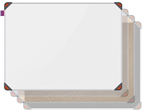 Premium Whiteboard IDEA EDGE – Design meets Nachhaltigkeit - Magnettafel mit Rahmen in 3 Größen – Beschreibbar & Magnetisch – Kombinierbar mit anderen Boards der EDGE-Serie - 60x90 cm