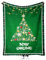 Hixingo Kuscheldecke Flanell Kinder Fleecedecke Decke, Weihnachten 3D Drucken Flauschige Weich Warm Wohndecke für Sofa Bett, Dicke Sofadecke Couchdecke Tagesdecke (150x200cm,Grüner Weihnachtsbaum)