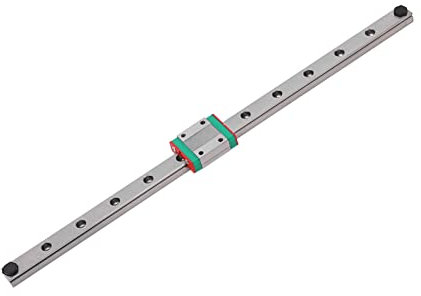 Linearführungsschiene, MGN12C 310mm Linearführungsschiene mit Kugelumlaufspindel Halterung Schlitten Lagerblock für DIY CNC Router Drehbänke Fräsmaschinen, Linearführungsschiene