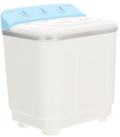 FOYTOKI Lavatrice Giocattolo Ragazzo Mini Elettrodomestico in Plastica Superficie Liscia Stimola Curiosità e Abilità Pratica Versione Mini Lavatrice Regalo Educativo Microscena