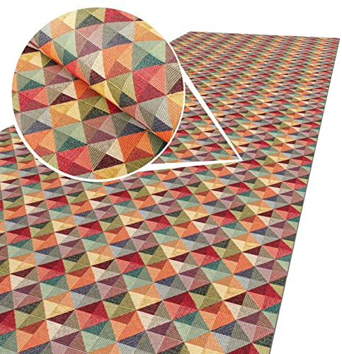 ANRO Küchenläufer Teppich Läufer Küchenteppich Flur Läufer Küche rutschfest anpassbar Viele Größen Raute 200x65cm
