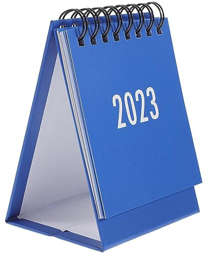 NAMOARLY 1stück Praktischer Mini Tischkalender Einfacher Office Und Schulkalender Mit Stilvollem Design Für Schreibtischorganisation Und Planung Zufälligen Aufklebern