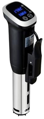 Sous-Vide-Kocher, Sous Vide,Sous-Vide-Maschine 1200W, für Behälter 6-15L 0-90℃ Sous-Vide-Tauchzirkulatoren, genaue Temperatur, ultra-leise, IPX7 wasserdicht, schnelles Aufheizen und Zeitsteuerung