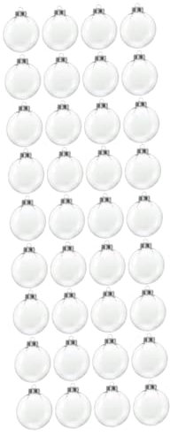 IMIKEYA 36 STK Weihnachtsdekorationskugel Kinder weihnachtsdeko christbaumanhänger weihnachtsdekoration Kugeln Weihnachtsbaum-Hängeornament Weihnachtsdekorationen Partydekoration Metall
