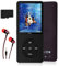 MP3-Player, Musik-Player mit 16GB Micro SD Karte, Ultra Slim Musik-Player mit eingebautem Lautsprecher, Photo Viewer, Video Play, FM Radio, Voice Recorder, E-Book Reader