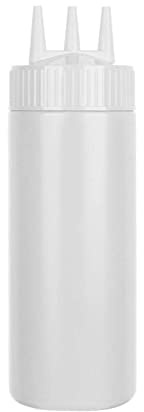 3-Head Squeeze Condiment Sauce Bottle with Cap Oil Bottle Kitchen Accessories for Kitchen