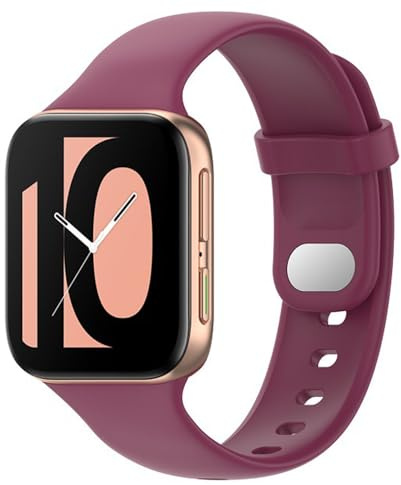 BYISYUE Ersatzarmband für OPPO Watch 46mm, Sport Armband Uhrenarmband, Silikon Armbänder für OPPO Watch 46mm