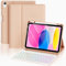 OYEEICE Anti-Falloff Keycap Keyboard Case for iPad 10th Generation 2022/ A16 11th Generation 2025(10.9/11 inch), Enlarged Keycap Keyboard for iPad 11/10 Gen with 7 Color Backlit (Pink, Classic Style)