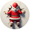 Weihnachtsbaum Weihnachtsmann Anhänger Lustig Tannenbaumschmuck Anhänger Christbaumschmuck Personalisiert Acryl Autoanhänger Weihnachten Basteln Winterdeko für Schlafzimmer Autos Türen