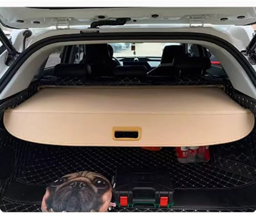 Rynplex Cubierta de carga for maletero de coche, for Isuzu, MU-X RJ 2021~2024 2022 2023 Bandeja de equipaje Almacenamiento Escudo de seguridad Accesorios de partición de cortina Partición retráctil pa