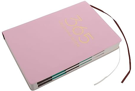 DIYEAH 1 Stück 2021 Agendabuch 2021 Tag Planerheft 2021 Notizbuchplaner 2021 Zeitmanagementplaner Wandkalender schülerkalender jahreskalender Terminplaner Buch Zeitplan Bücher Papier Rosa