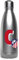 Atlético de Madrid - Borraccia in acciaio inossidabile, chiusura ermetica, con disegno della lettera A in rosso, 550 ml, colore metallizzato, prodotto ufficiale (CyP