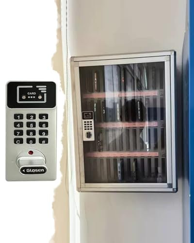 ENHEN Phone Lock Box Portable Cell Phone Storage with Smart Code Lock, Secure Confidential Units Cellular Phone Holder Box, Mobile Phone Jail for Test Gym Running(48 slots)