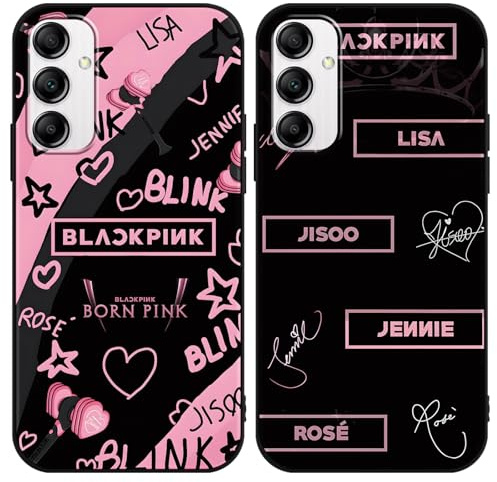 PBNDJVG Kpop Handyhülle Blackpick Hülle für Samsung Galaxy A14 5G 17.3 cm Niedlich Lustig Aesthetics Muster Stoßfest Weich TPU Silikon Gel Fallschutz Hülle für Frauen Mädchen Kpop Star Fans