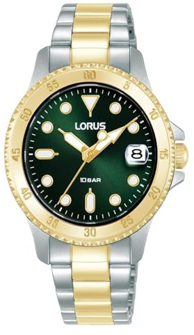 Lorus Damen Uhr sportlich Edelstahl Silber