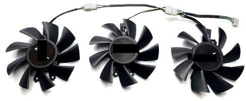LFGOZSD Ventilateur GPU 4 Broches RTX 2060, Refroidisseur de Carte Graphique pour ZOTAC, GeForce, GTX 1660 Ti, X-Gaming