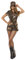 Smiffys Sexy Army-Girl-Kostüm, Camouflage, mit Overall mit kurzer Hose, Gürtel & Kopfbedeckung