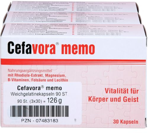 Cefavora memo Weichgelatinekapseln 90 stk