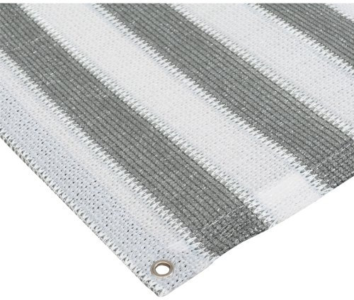 Brise-Vue Balcon Gris/Blanc, Rouleau avec 90 x 2500 cm
