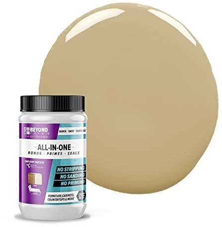 BEYOND PAINT - Furniture, Cabinets and More All-in-One Refinishing Paint Quart- Color: Linen