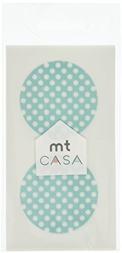 MT Casa 50 mm Dichtung Kreis Aufkleber – DOT mint Basis (10 Stück)